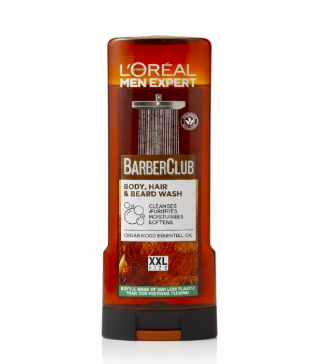 Loreal Men Expert Barber Club Body, Hair & Beard Wash 400ml