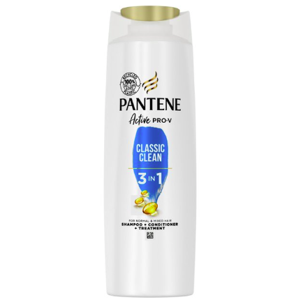 Pantene Pro-V 3in1 Classic Clean Shampoo & Conditioner, 300ml