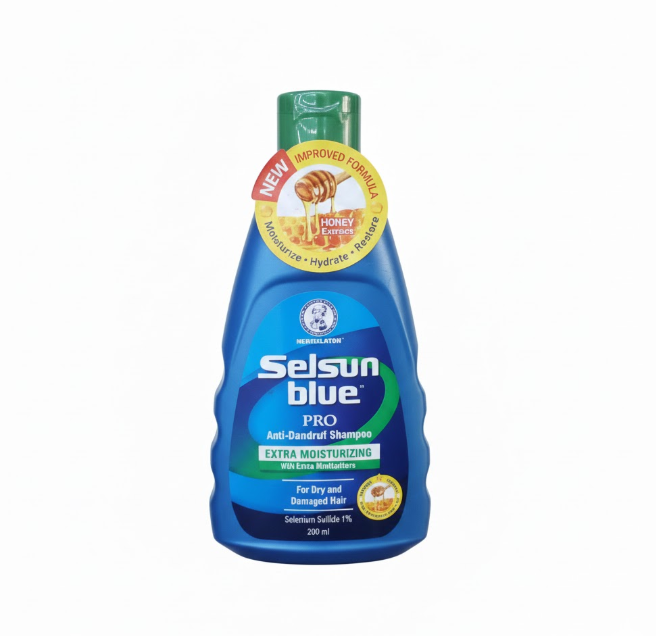 SELSUN BLUE Pro Anti-Dandruff Shampoo Extra Moisturizing with Extra Moisturizers