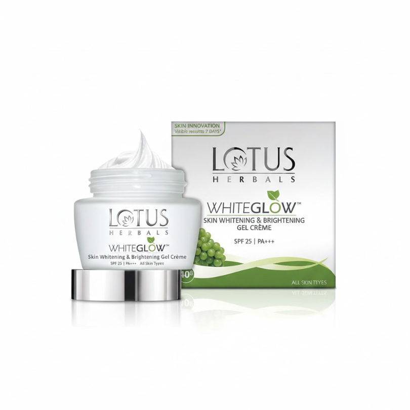 Lotus Herbals Whiteglow Skin Whitening & Brightening GEL Creme SPF 25 PA+++