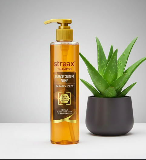 Streax Glossy Serum Shine Shampoo 240 Ml