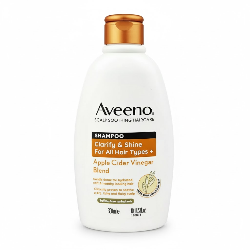 Aveeno Clarify & Shine Apple Cider Vinegar Blend Shampoo 300ml
