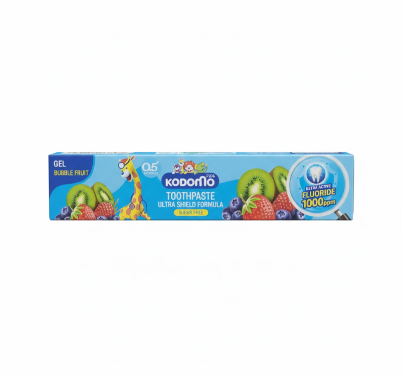 Kodomo Bubble Fruit Toothpaste Gel Ultra Shield Formula (0.5 Years Up) - 40g